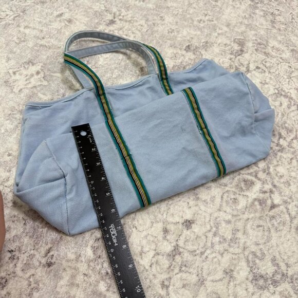 y2k Old Navy tote bag baby blue canvas purse - Picture 7 of 7